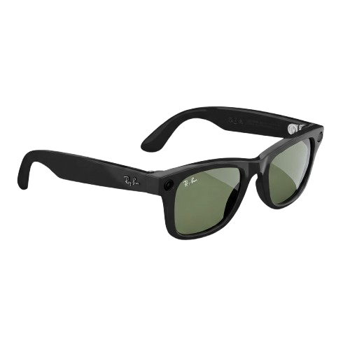 RAYBAN X META WAYFARER (GEN 1) - SHINY BLACK | GREEN