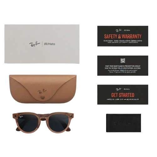RAYBAN X META HEADLINER (GEN 2) - MATTE TRANSPARENT PEACH | CLEAR TO GREY TRANSITIONS