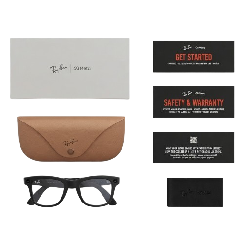 RAYBAN X META WAYFARER (GEN 2) - MATTE BLACK | CLEAR