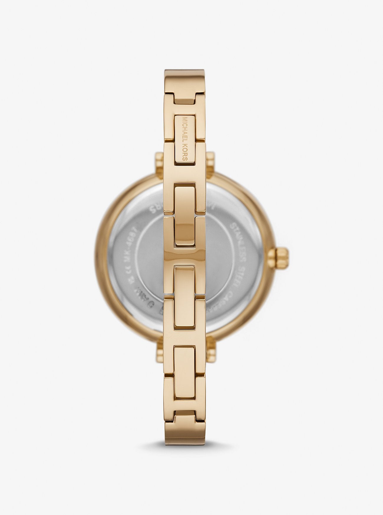 MICHAEL KORS NAIA GOLD-TONE LOGO WATCH