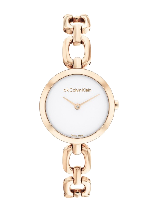 Calvin Klein Women Swiss Jewelry Link Analogue Watch (GOLD)