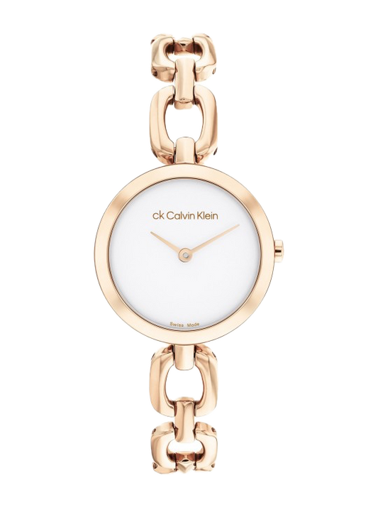 Calvin Klein Women Swiss Jewelry Link Analogue Watch (GOLD)