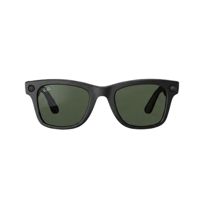 RAYBAN X META WAYFARER (GEN 1) - SHINY BLACK  |  GREEN