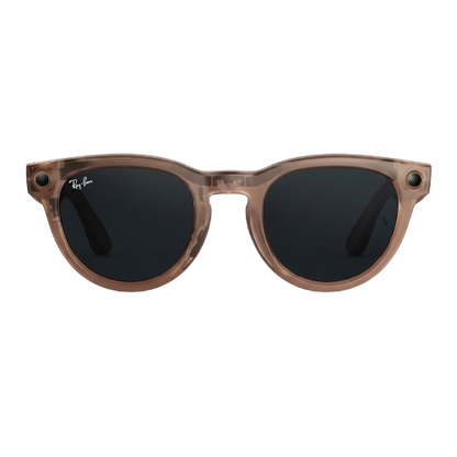 RAYBAN X META HEADLINER (GEN 2) - MATTE TRANSPARENT PEACH  | CLEAR TO GREY TRANSITIONS