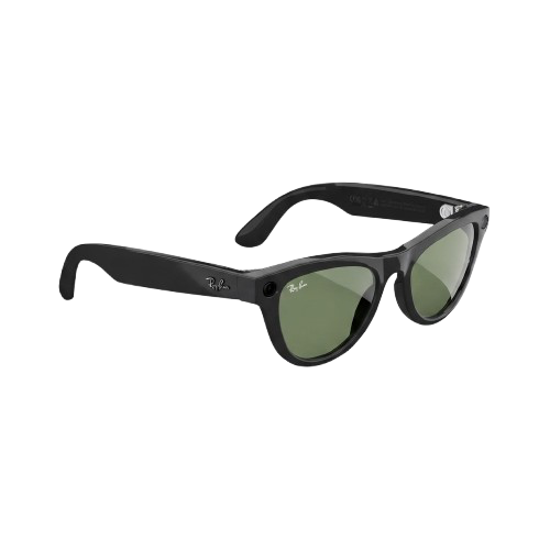 RAYBAN X META SKYLER (GEN 2) - SHINY BLACK  |  GREEN