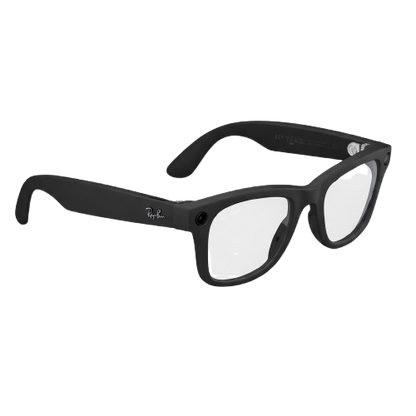 RAYBAN X META WAYFARER (GEN 2) - MATTE BLACK  |  CLEAR