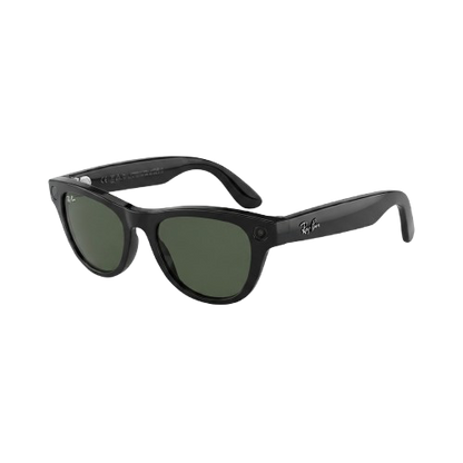 RAYBAN X META SKYLER (GEN 1) - SHINY BLACK  |  GREEN
