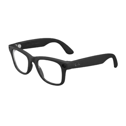 RAYBAN X META WAYFARER (GEN 2) - MATTE BLACK  |  CLEAR