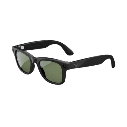 RAYBAN X META WAYFARER (GEN 1) - SHINY BLACK  |  GREEN