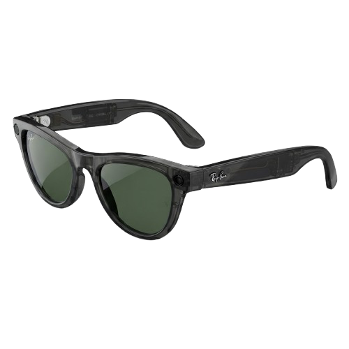 RAYBAN X META SKYLER (GEN 1) - SHINY BLACK  |  GREEN