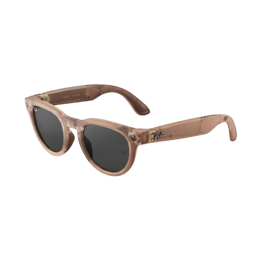 RAYBAN X META HEADLINER (GEN 2) - MATTE TRANSPARENT PEACH  | CLEAR TO GREY TRANSITIONS