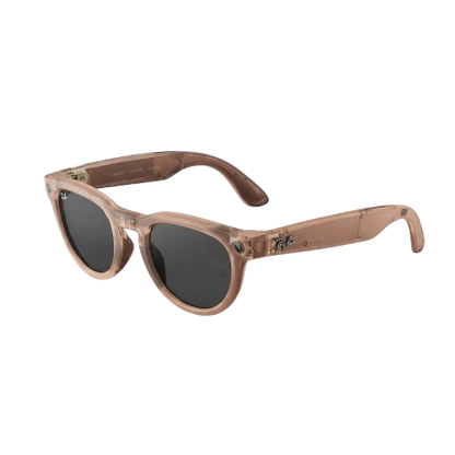 RAYBAN X META HEADLINER (GEN 2) - MATTE TRANSPARENT PEACH  | CLEAR TO GREY TRANSITIONS