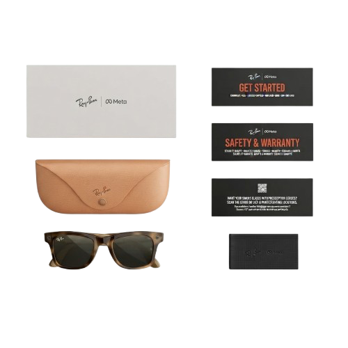 RAYBAN X META WAYFARER (GEN 3) - HAVANA  |  GREEN