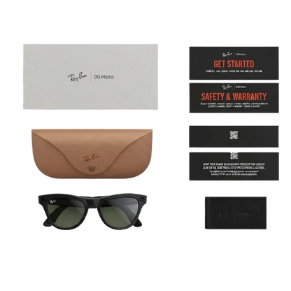 RAYBAN X META SKYLER (GEN 1) - SHINY BLACK  |  GREEN