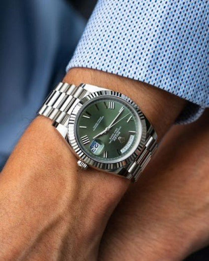 ROLEX DAY DATE (SILVER GREEN)