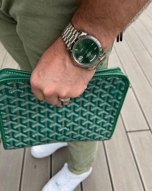 ROLEX DAY DATE (SILVER GREEN)