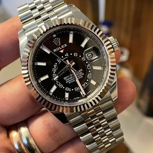 ROLEX SKY DWELLER (SILVER BACK)