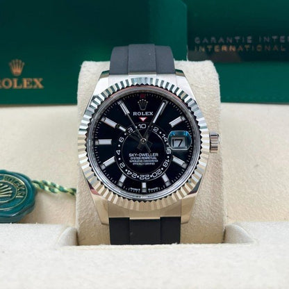 ROLEX SKY DWELLER OYSTERFLEX (SILVER BLACK)