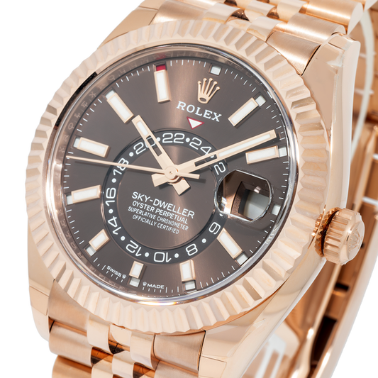 ROLEX SKY DWELLER (GOLD CHOCOLATE)