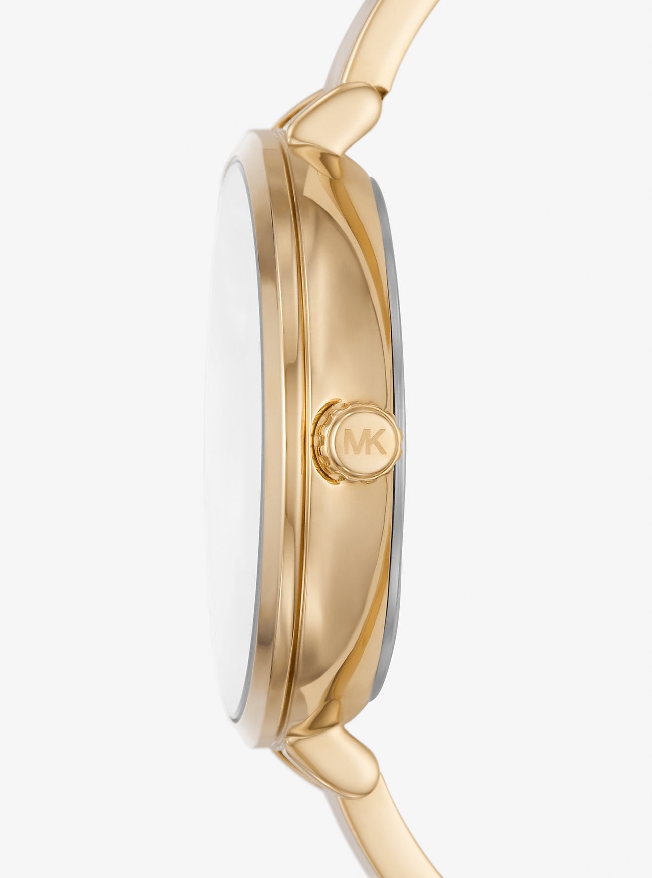MICHAEL KORS NAIA GOLD-TONE LOGO WATCH