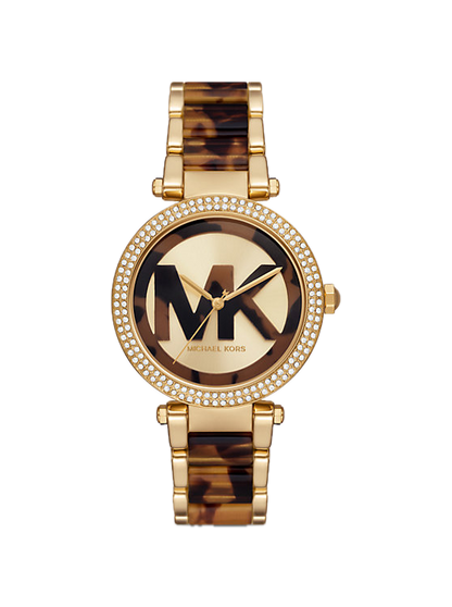 MICHAEL KORS  PARKER PAVE GOLD TONE