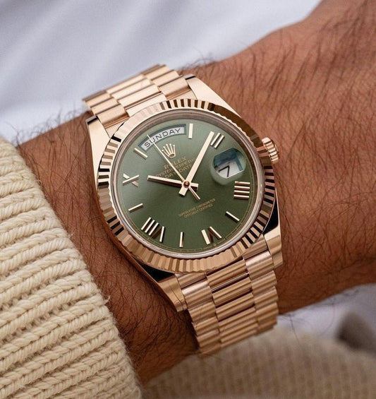 ROLEX DAY DATE (GOLD - CHOCOLATE) - MS DHONI