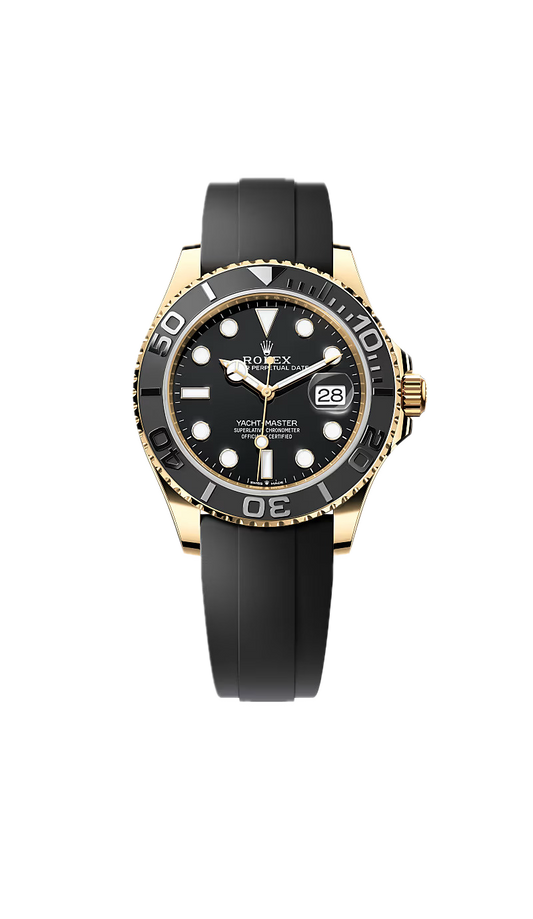 ROLEX YACHT MASTER OYSTER FLEX (GOLD BLACK)