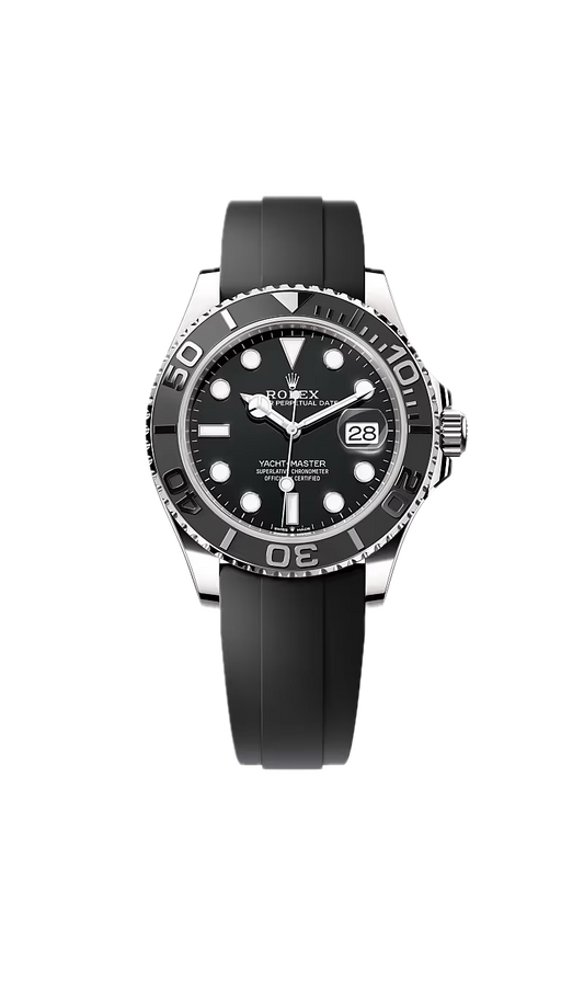 ROLEX YACHT MASTER OYSTER FLEX (BLACK SILVER)