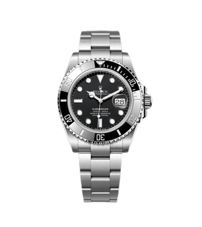 ROLEX SUBMARINER DATE (BLACK - SILVER)