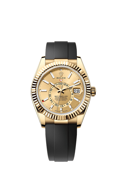 ROLEX SKY DWELLER OYSTERFLEX (GOLD)
