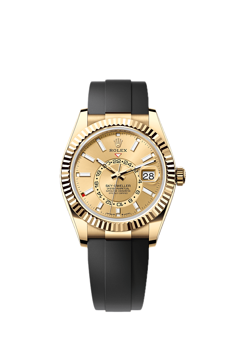 ROLEX SKY DWELLER OYSTERFLEX (GOLD)