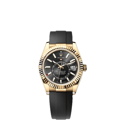 ROLEX SKY DWELLER OYSTERFLEX (GOLD BLACK)