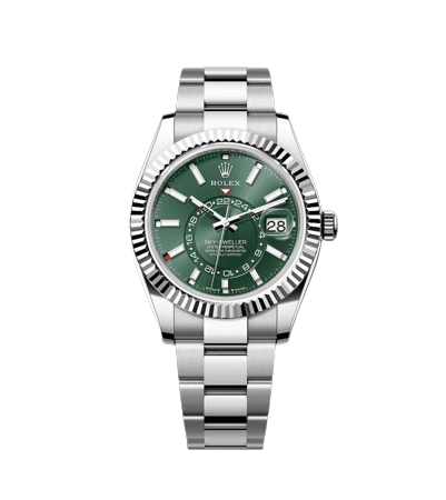 ROLEX SKY DWELLER (SILVER GREEN)