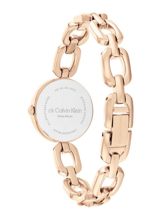 Calvin Klein Women Swiss Jewelry Link Analogue Watch (GOLD)
