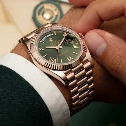 ROLEX DAY DATE (GOLD - CHOCOLATE) - MS DHONI